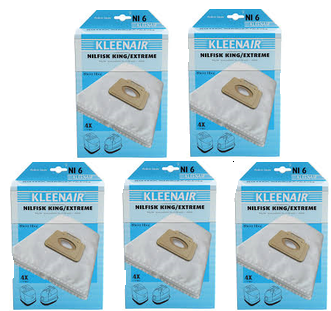 Støvsugerposer Nilfisk Extreme og King. Microfiber. 5 pakker | Støvsugerposen