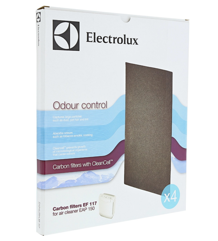 Kulfilter Electrolux Air Cleaner EAP150. EF117. 4 filtre | Støvsugerposen