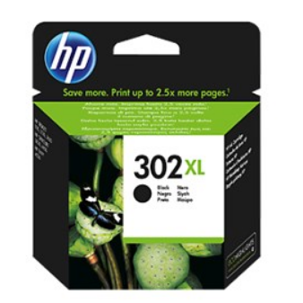 HP302 XL black blækpatron. | Støvsugerposen