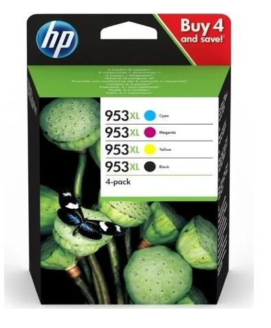 HP 953XL Sampack. BK/C/M/Y. 3HZ52AE | Støvsugerposen