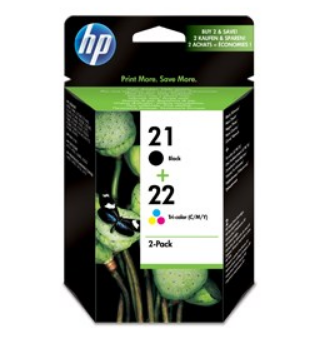 HP No21 / No22 blækpatron. Sampak. HP21. HP22 | Støvsugerposen