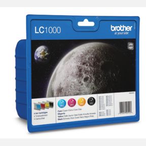 LC1000 CMYK blækpatron valuepack, blistered | Støvsugerposen
