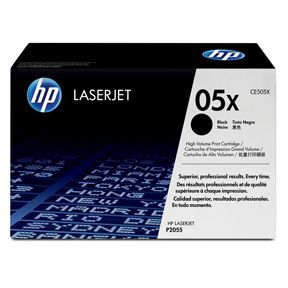 LaserJet 05X black toner, high capacity | Støvsugerposen