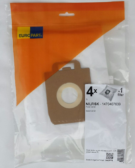 Nilfisk Select støvsugerposer. Uoriginale Mikrofiber | Støvsugerposen